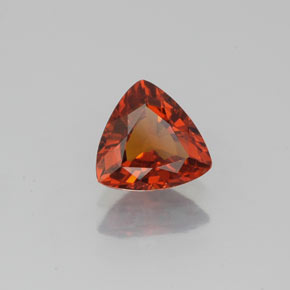 Granada espessartita laranja natural 0,96ct, trillion, VS