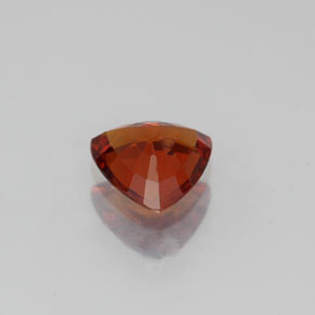 Granada espessartita laranja natural 0,96ct, trillion, VS