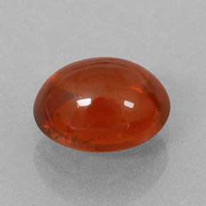 Granada espessartita laranja natural 2,39ct, transparente, transparente/translúcido