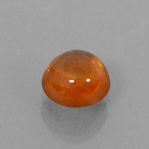 Granada espessartita laranja natural 1,39ct, transparente, transparente/translúcido