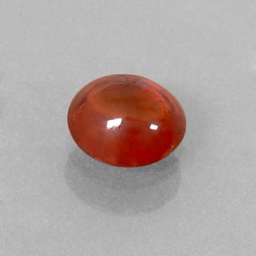 Granada espessartita laranja natural 1,14ct, transparente, transparente/translúcido