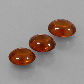 Pedras preciosas de granada espessartita laranja natural de  ct, transparente, transparente/translúcido