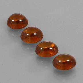 Pedras preciosas de granada espessartita laranja natural de  ct, transparente, transparente/translúcido