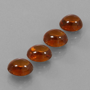Pedras preciosas de granada espessartita laranja natural de  ct, transparente, transparente/translúcido
