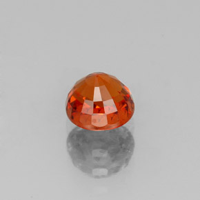 Granada espessartita laranja natural 0,99ct, corte redondo, VS-SI