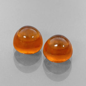 Pedras preciosas de granada espessartita laranja natural de  ct, transparente, transparente/translúcido