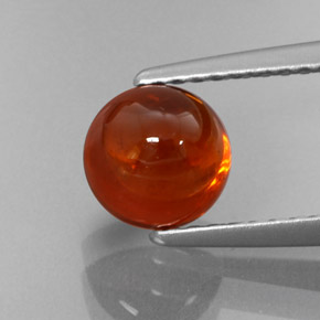 Granada espessartita laranja natural 2,41ct, transparente, transparente/translúcido