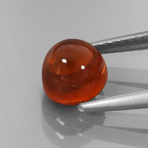 Granada espessartita laranja natural 2,41ct, transparente, transparente/translúcido