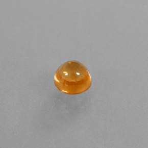 Granada espessartita laranja natural 0,87ct, transparente, transparente/translúcido