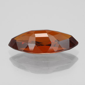 Granada espessartita vermelho natural 4,97ct, marquise, SI