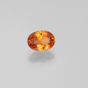 Granada espessartita Laranja Natural 0.91ct, Corte Oval, VS