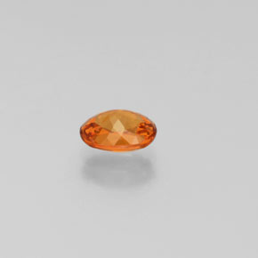 Granada espessartita Laranja Natural 0.91ct, Corte Oval, VS