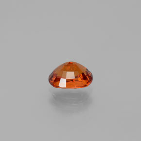 Granada espessartita laranja natural 1,03ct, corte oval, VVS-VS