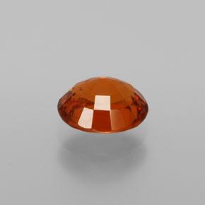 Granada espessartita vermelho natural 1,28ct, corte oval, SI