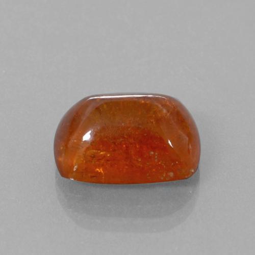 Granada espessartita âmbar laranja Natural 11.19ct, Almofada cortada, Transparente