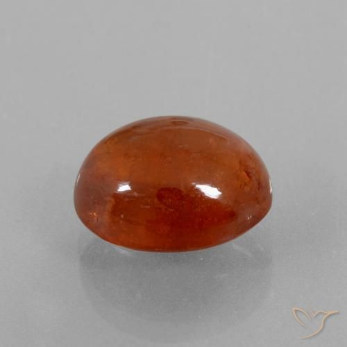 Granada espessartita laranja quente Natural 9.50ct, oval, Transparente
