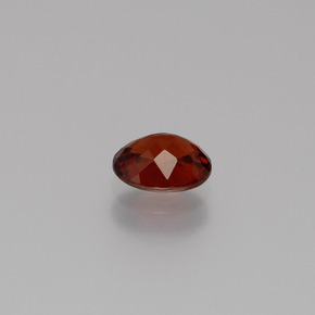 Granada espessartita laranja natural 0,84ct, corte oval, VS