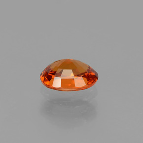 Granada espessartita fogo laranja Natural 1.01ct, Corte Oval, VS