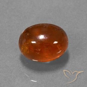 Granada espessartita Laranja Médio Natural 7.97ct, oval, Translúcido