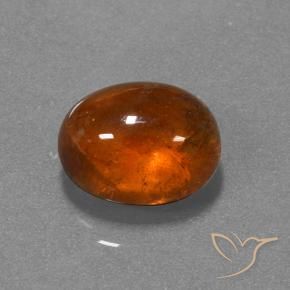 Granada espessartita Laranja Médio Natural 7.97ct, oval, Translúcido