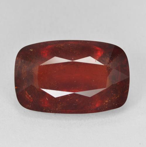 18.30ct Natural Fogo vermelho Granada espessartita, Almofada, SI
