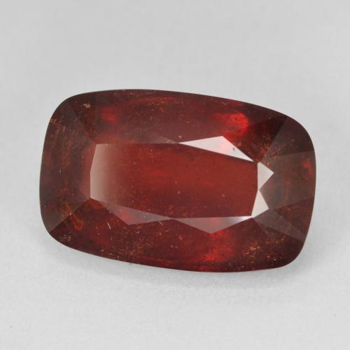 Granada espessartita Fogo vermelho Natural 18.30ct, Almofada, SI