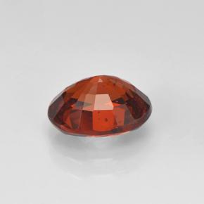 Granada espessartita vermelho natural 1,82ct, corte oval, VS
