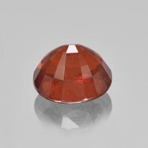 Granada espessartita Vermelho brilhante Natural 5.21ct, Corte Oval, VS-SI