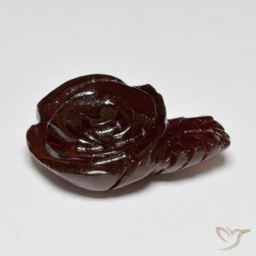 Granada espessartita Marrom Quente Natural 16.18ct, Flor cortada, Translúcido