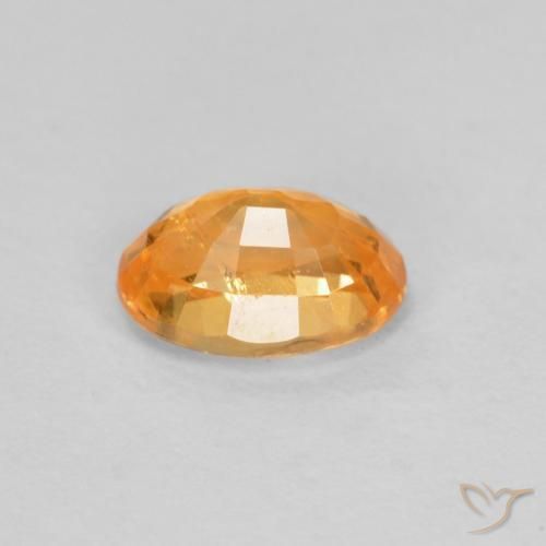 Granada espessartita Laranja Intenso Natural 0.59ct, oval, VS-SI