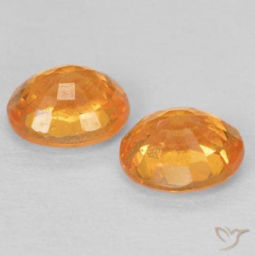 Pedras preciosas de Granada espessartita Laranja Intenso natural de 1.05 ct, oval, VS