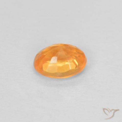 Granada espessartita Laranja-Ouro Natural 0.58ct, oval, VS