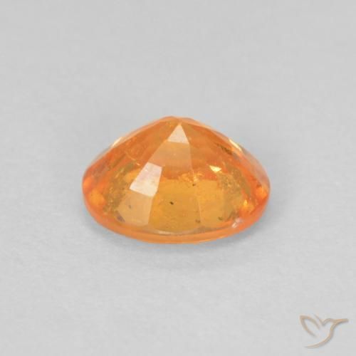 Granada espessartita mel de laranja Natural 0.70ct, oval, VS-SI