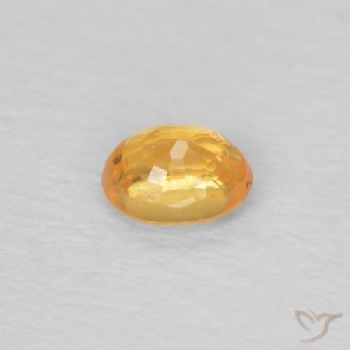 Granada espessartita Laranja-Ouro Natural 0.25ct, oval, VS