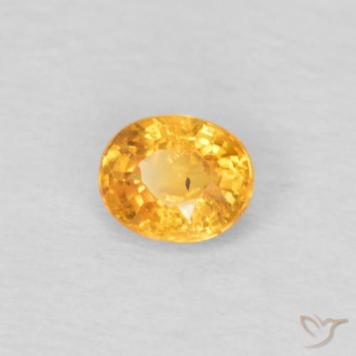 Granada espessartita Laranja-Ouro Natural 0.25ct, oval, VS
