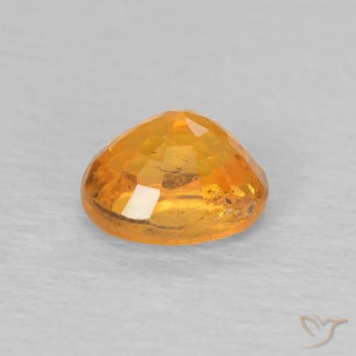 Granada espessartita mel de laranja Natural 0.64ct, oval, VS
