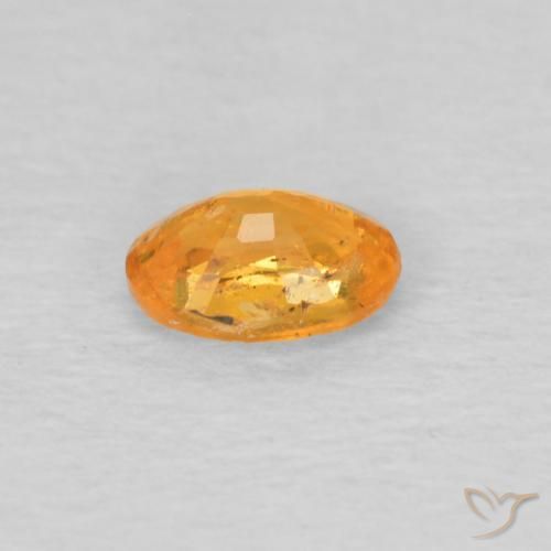 Granada espessartita mel de laranja Natural 0.33ct, oval, VS-SI