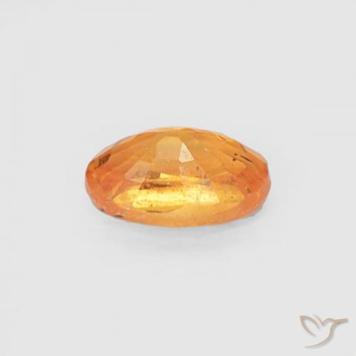 Granada espessartita damasco laranja Natural 0.37ct, oval, VS