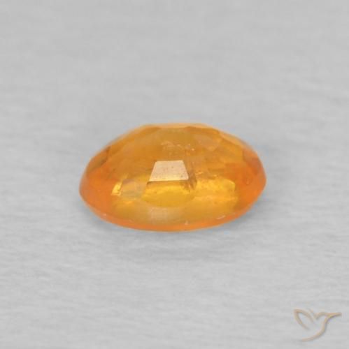 Granada espessartita mel de laranja Natural 0.24ct, oval, VS