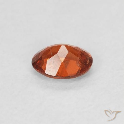 Granada espessartita fogo laranja Natural 0.33ct, oval, SI