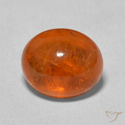 4.85ct Natural Laranja Médio Granada espessartita, oval, Transparente