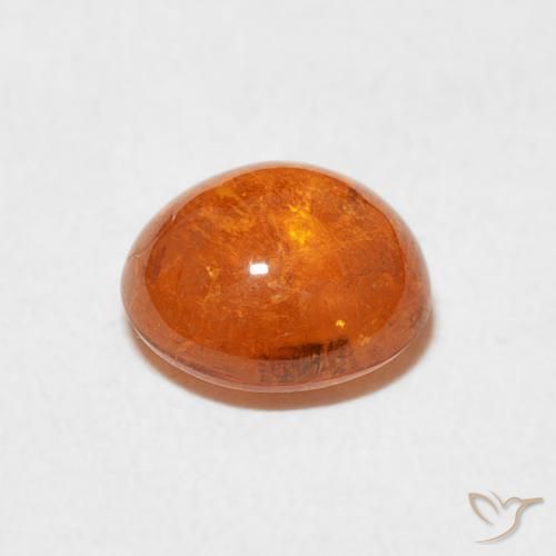 Granada espessartita Laranja Médio Natural 2.63ct, oval, Transparente