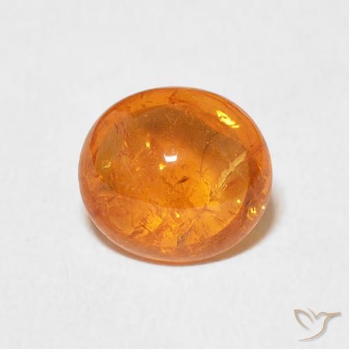 2.37ct Natural Laranja Médio Granada espessartita, oval, Transparente