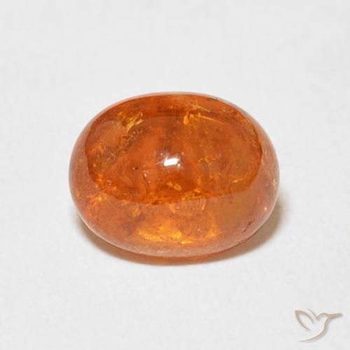 3.09ct Natural Laranja Médio Granada espessartita, oval, Transparente