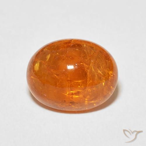5.25ct Natural Laranja brilhante Granada espessartita, oval, Transparente