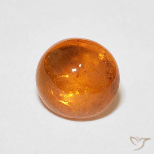 Granada espessartita Laranja Médio Natural 2.48ct, oval, Transparente