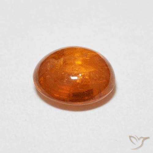 Granada espessartita fogo laranja Natural 2.10ct, oval, Transparente