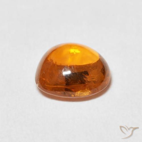 Granada espessartita laranja avermelhado Natural 1.70ct, Formato de pêra, Transparente