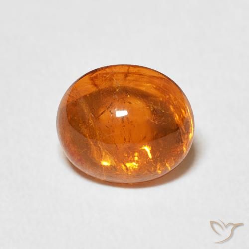 2.11ct Natural Laranja Médio Granada espessartita, oval, Transparente