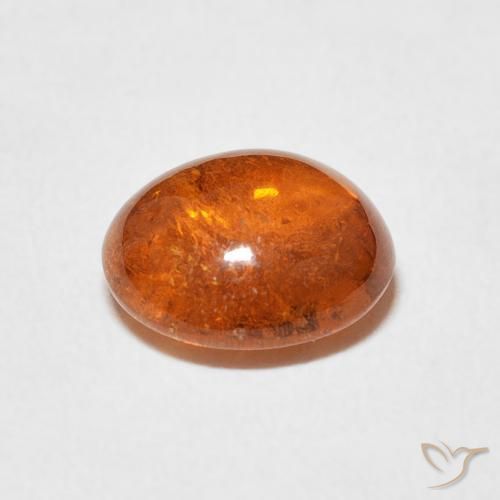 Granada espessartita Laranja Profundo Natural 2.89ct, oval, Transparente